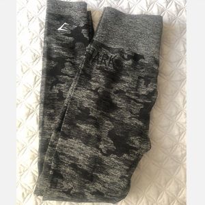 Gymshark camo black leggings